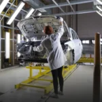 Parque industrial en México con operaciones de manufactura y logística vinculadas al nearshoring y al comercio entre México y Estados Unidos.
