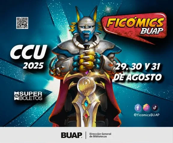FICÓMICS BUAP 2025: arte, cultura y cómics en Puebla