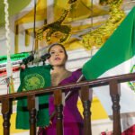 Lupita Cuautle dio su tercer Grito en SAn Andrés Cholula