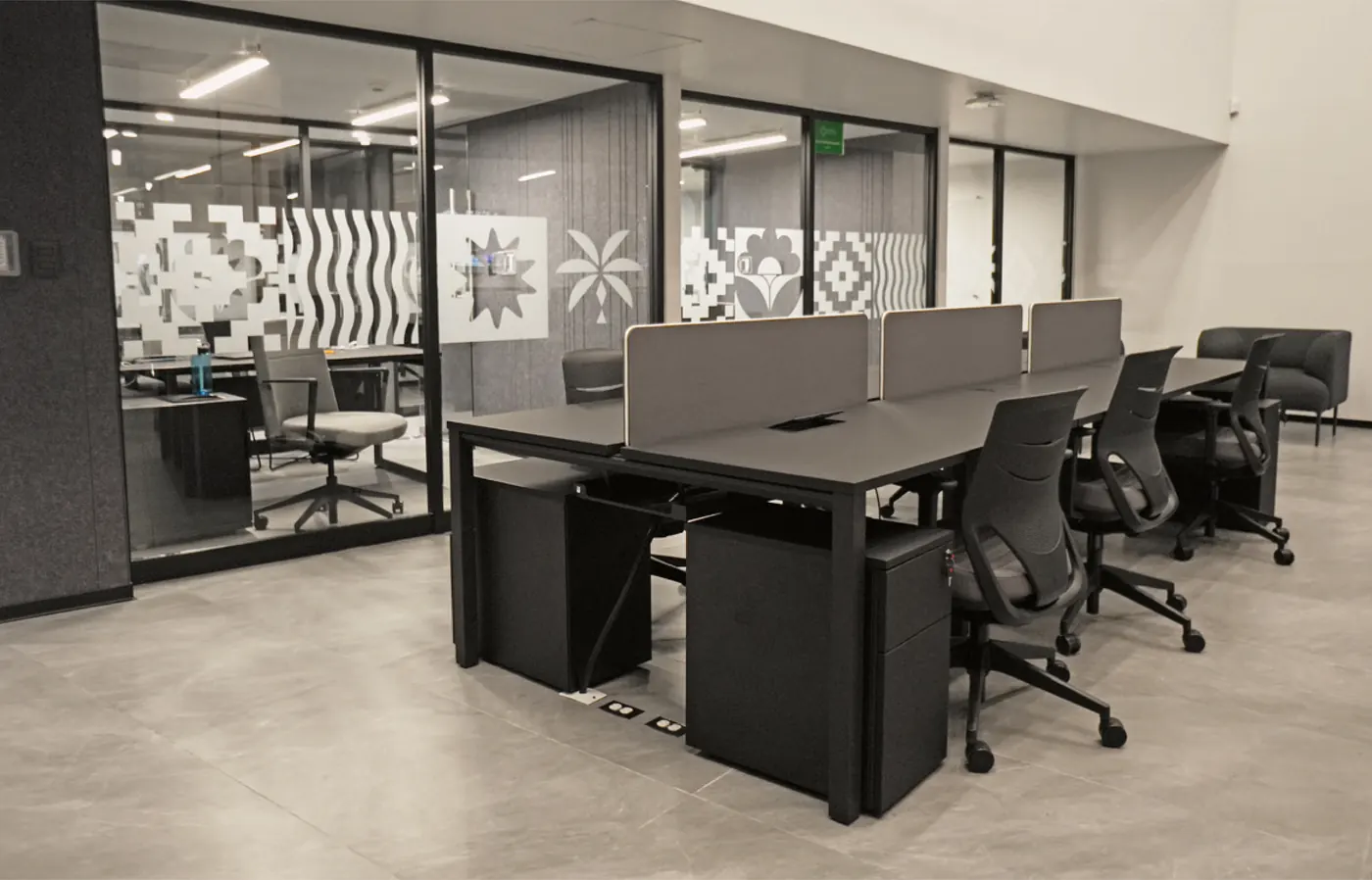 Espacio de trabajo compartido en el Centro de Negocios Bankaool Puebla