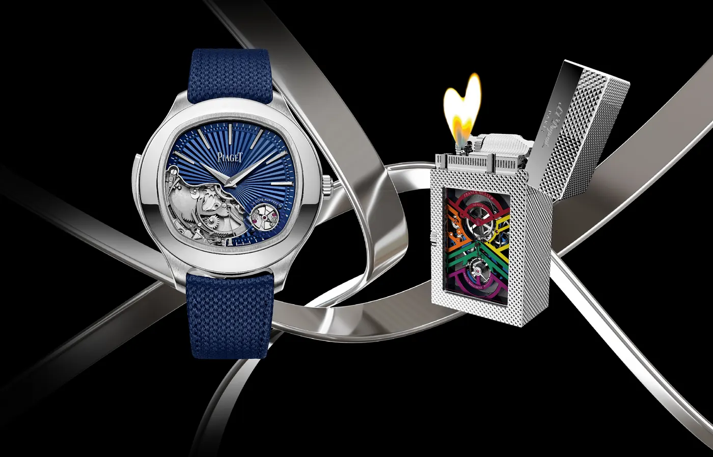 Piaget Polo y encendedor Franck Muller & S.T. Dupont en el SIAR